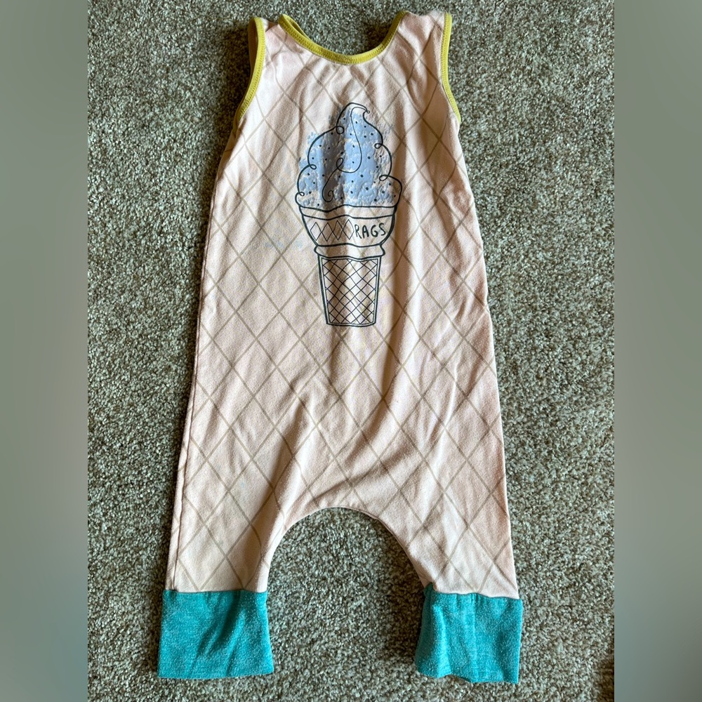 Rags to Raches 18-24 months romper
